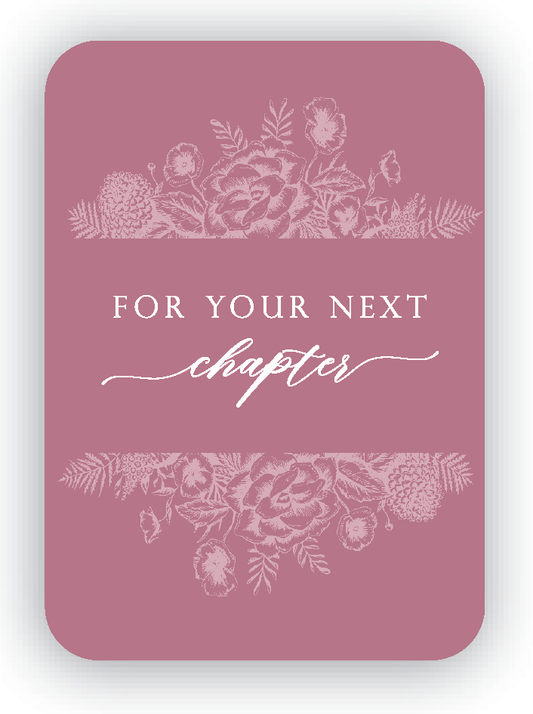 Mini Card; For Your Next Chapter (With Envelope)