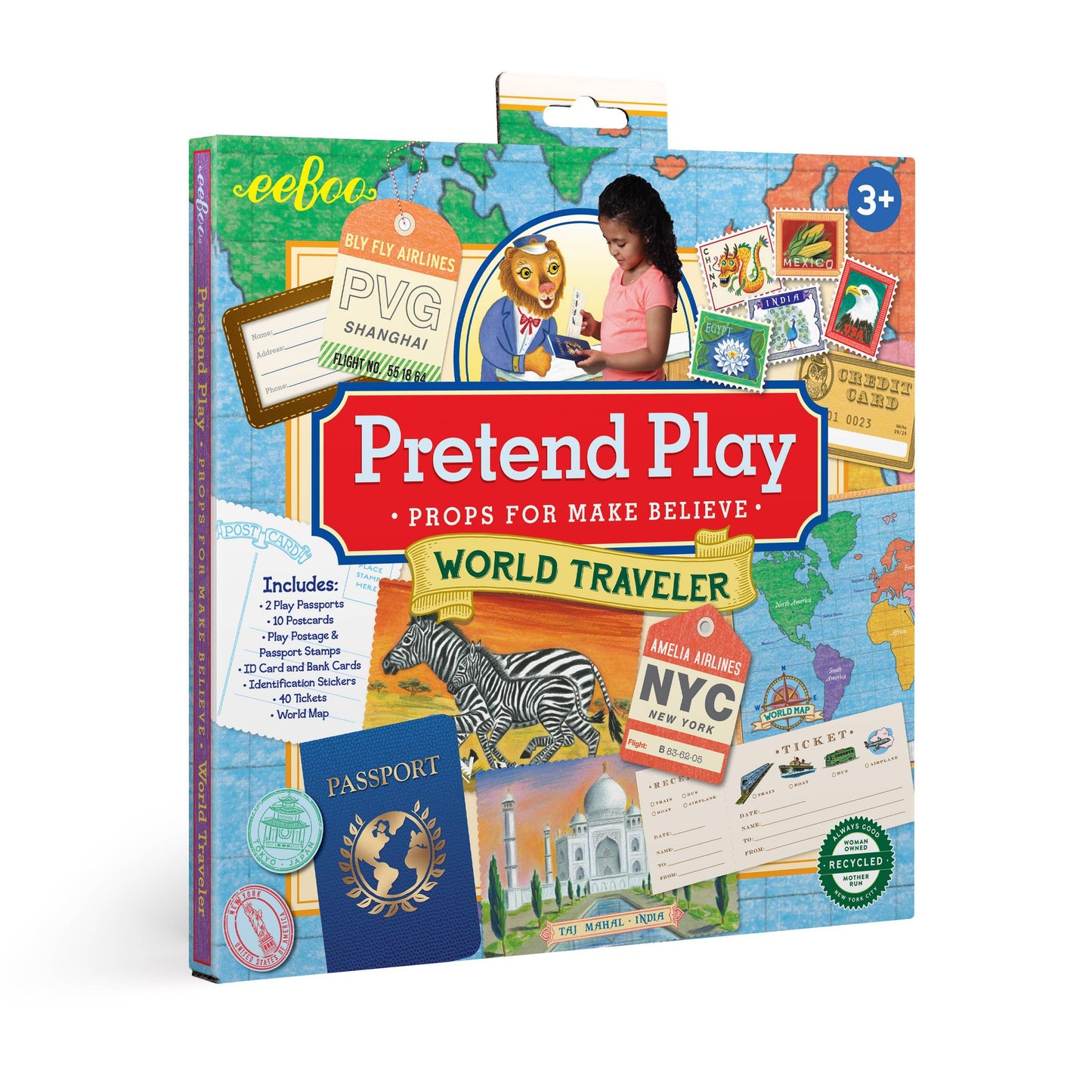 Eeboo Pretend Play; World Traveler