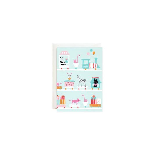 Petite Card; Choo Choo Train By Mr. Boddington's Studio