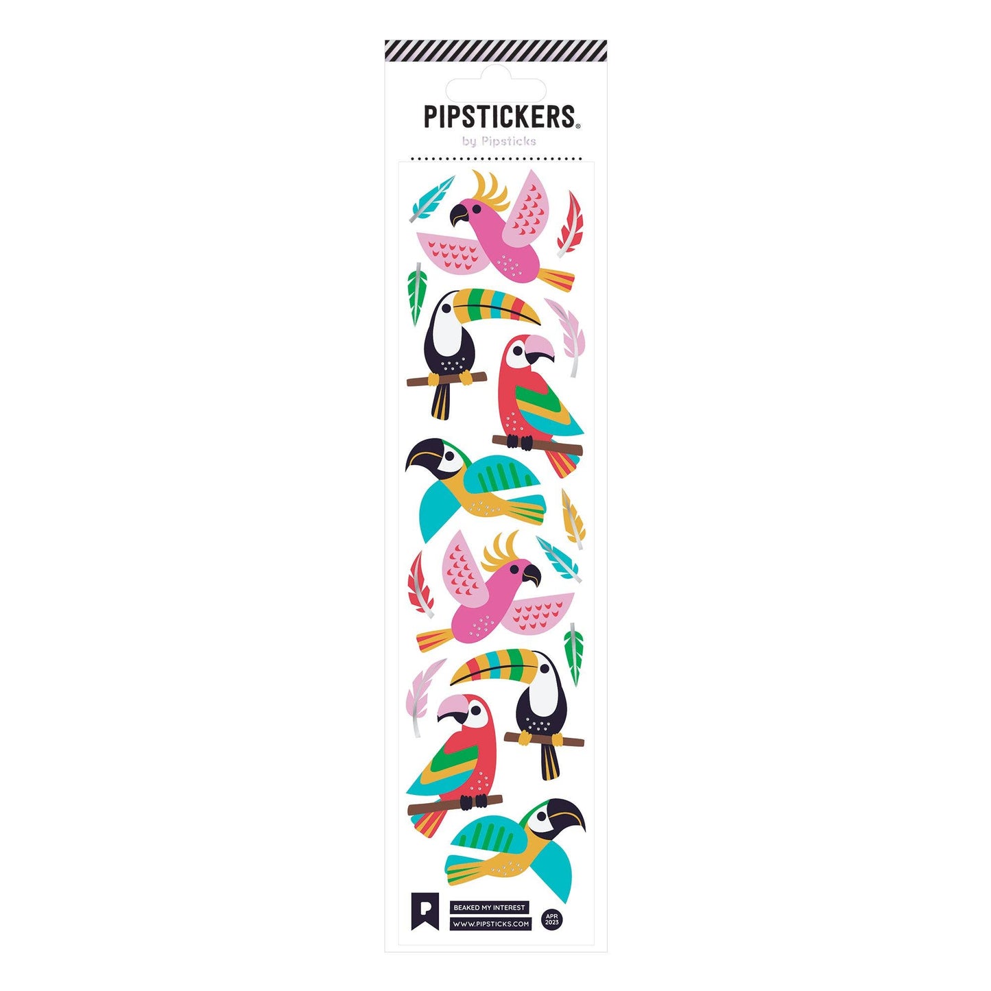 Pipsticks Sticker Sheet; Beaked My Interest