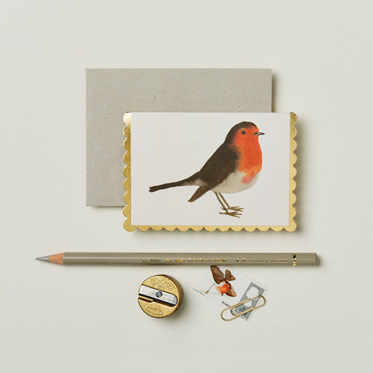 Mini Card; Robin By Wanderlust Paper Co