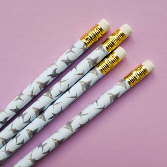 Pencil Set; Sharks (Set of 4) By Mr. Boddington's Studio