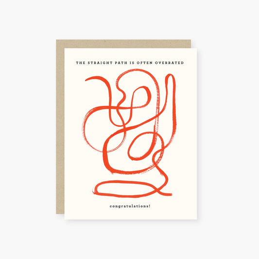 Graduation Card; The Straight Path