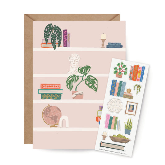 Sticker Scene Card; Shelfie