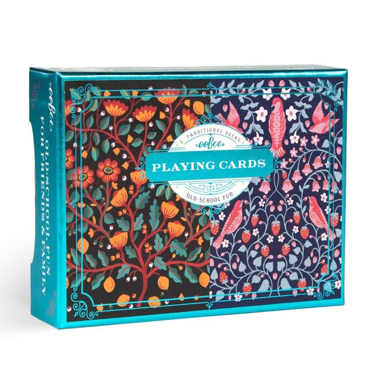 Eeboo Playing Cards; Birds & Flowers