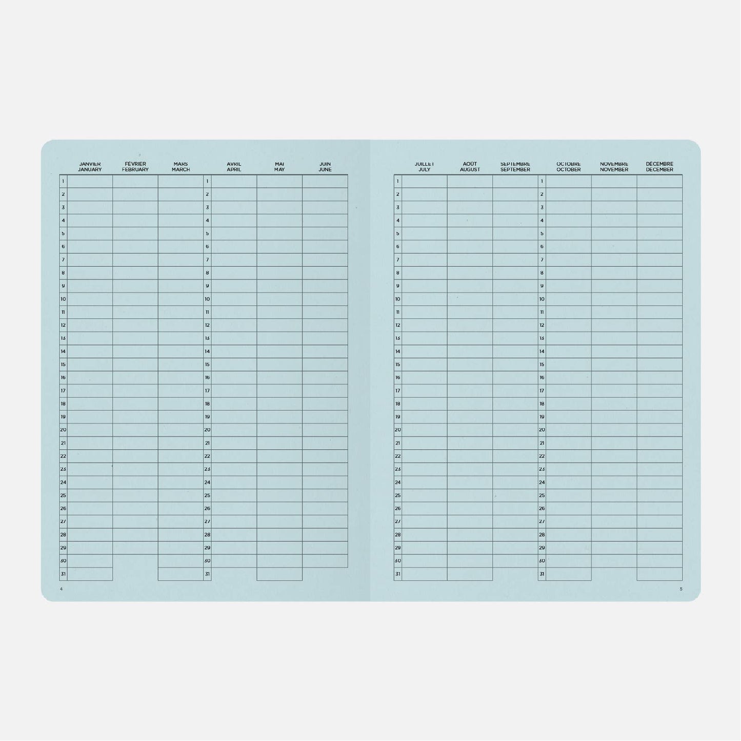 Notebook A5; Admin Ligned