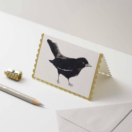 Mini Card; Blackbird By Wanderlust Paper Co