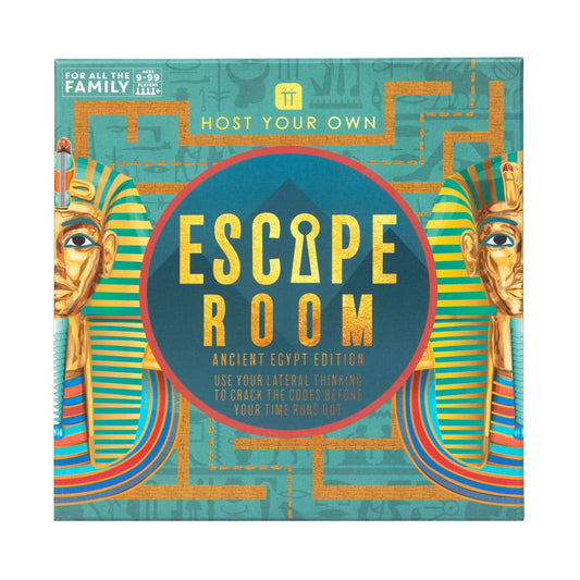 Escape Room Game; Egyptian Theme (2+ Players, Ages 9+)