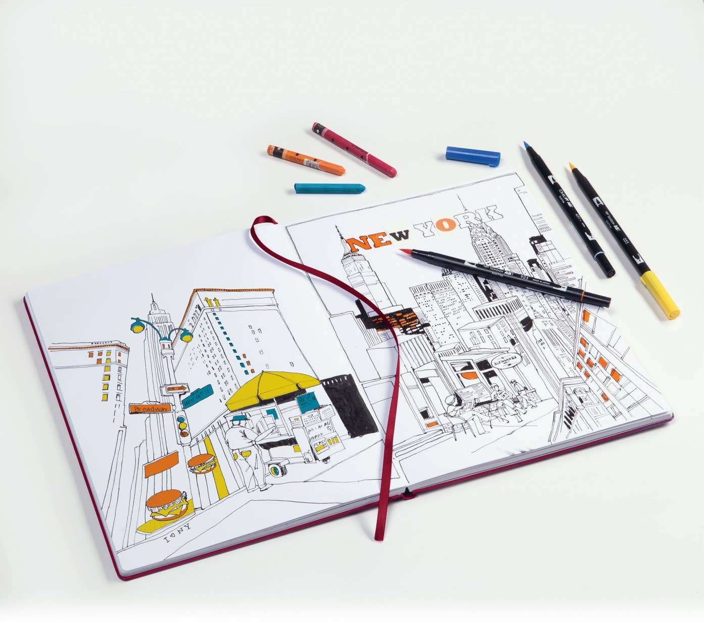 LEUCHTTURM1917 Sketchbook - 150g/m² Paper Plain: Square / Black