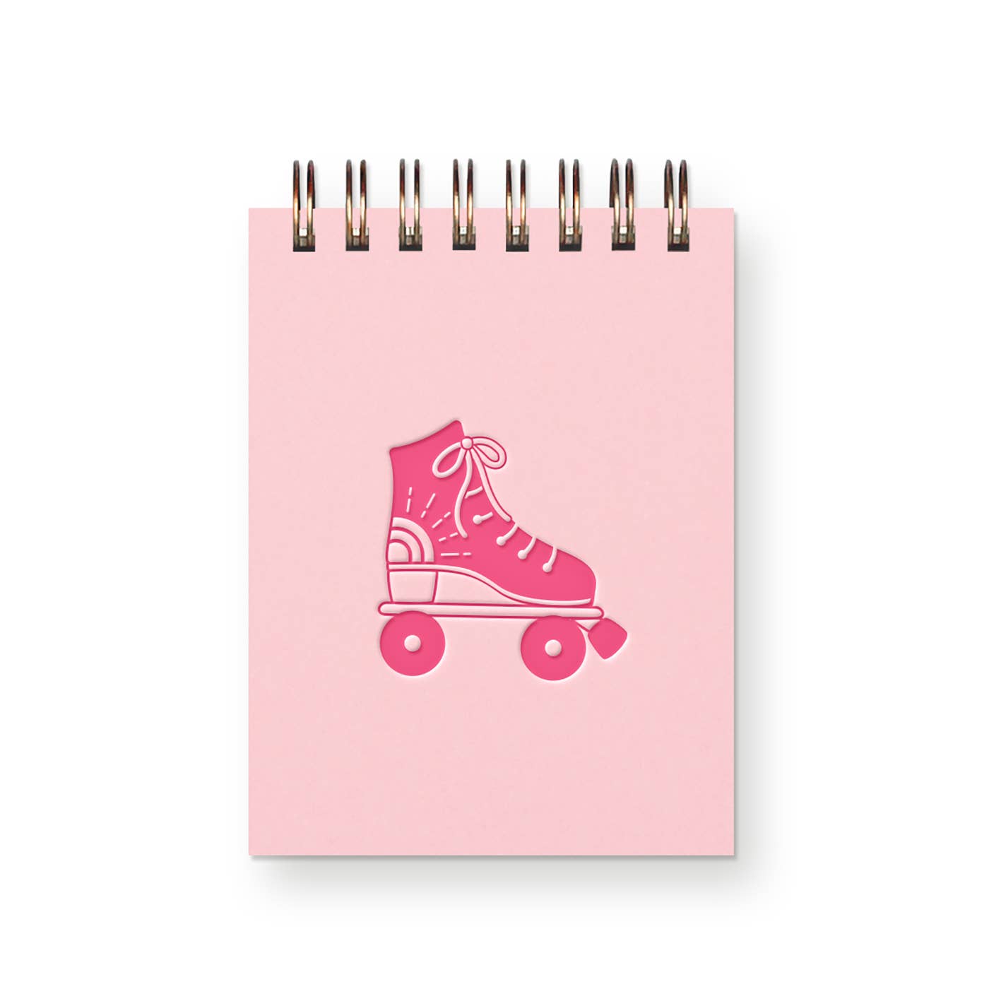 Roller Notepad Mini Jotter Notebook; Roller Skate (Pink) – Love Letters Shop