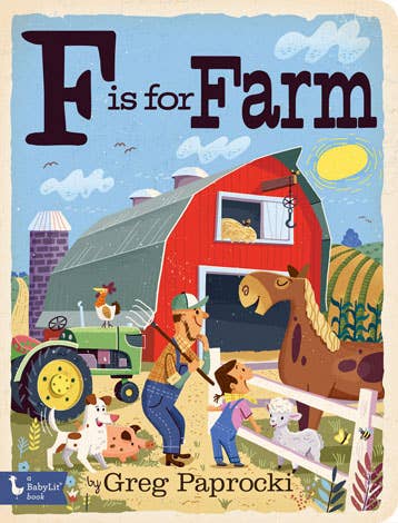 Alphabet Board Book; F is for Farm