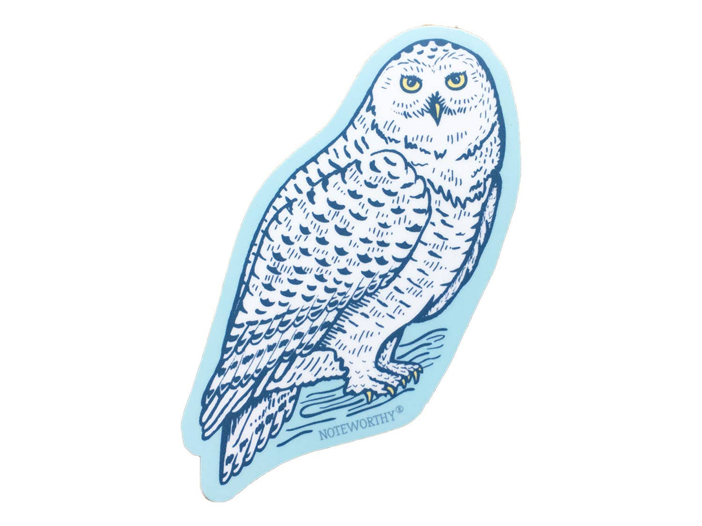 Vinyl Sticker; Snowy Owl Sticker
